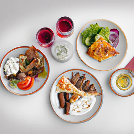 Meze-pöytä Lähi-idän tyyliin