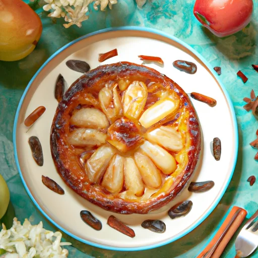 Tarte Tatin -pannukakku mantelimaidosta