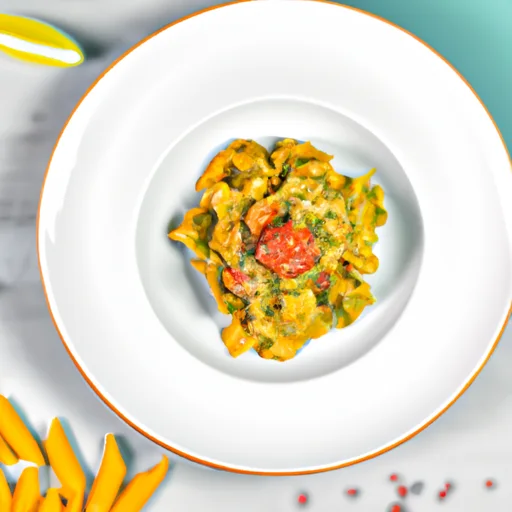 Kermainen Pasta Pinaatti ja Kanaa