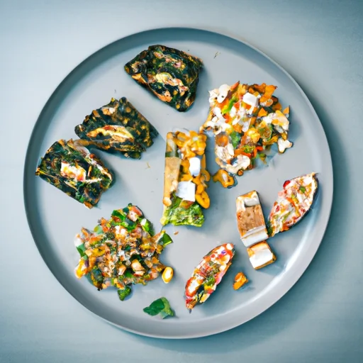 Lämmin kasvis-tortilla pekonilla ja fetajuustolla