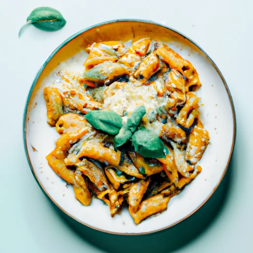 Makaronilaatikko hernerouheella ja pesto-munaliemellä