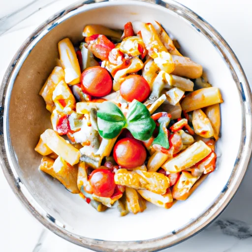 Kermainen Pasta Kananrintafileellä