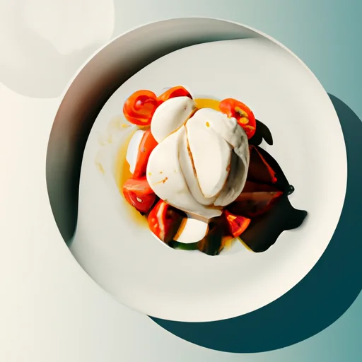 Munakoisotorni mozzarella- ja tomaattitäytteellä
