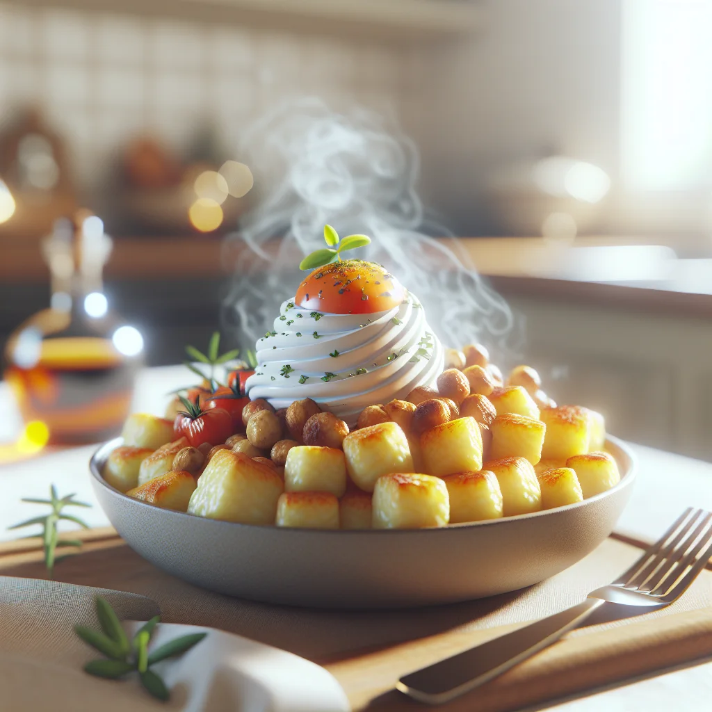 Kurpitsa-kikhernepastasalaatti tahinikastikkeella