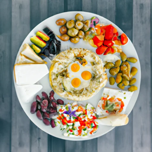 Kreikkalaiset Meze-lautaset