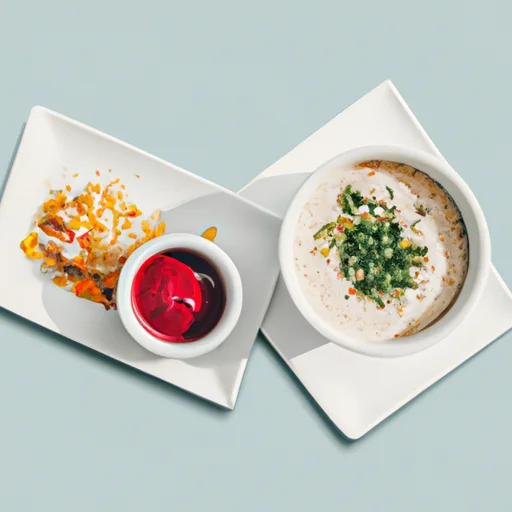 Harissa-papupyörykät minttu-jogurttikastikkeella