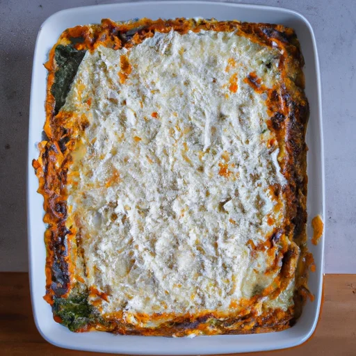 Feta-pinaatti lasagne